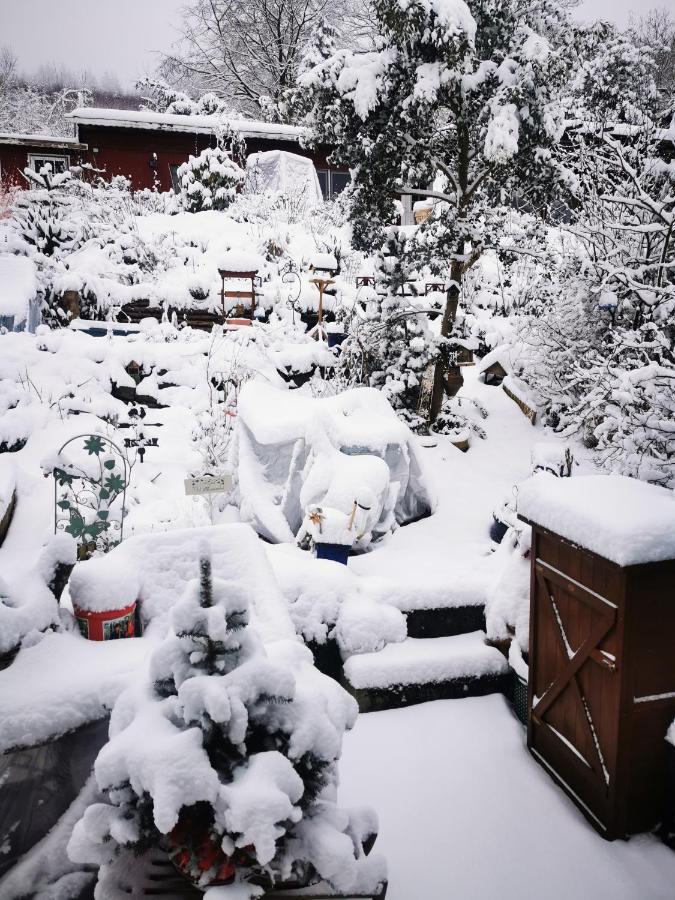 Ferienhaus Mit Riesen Garten, Drei Terrassen, Toller Aussicht Am Waldrand, Auch Als Monteur-Wohnung Hemer Buitenkant foto